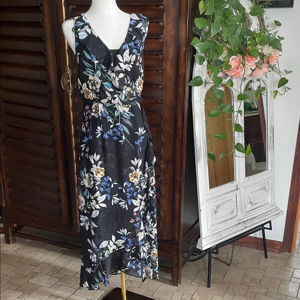 NWT Spenser Jeremy 2 Piece Black Maxi Dress Size 8 - Picture 2 of 12